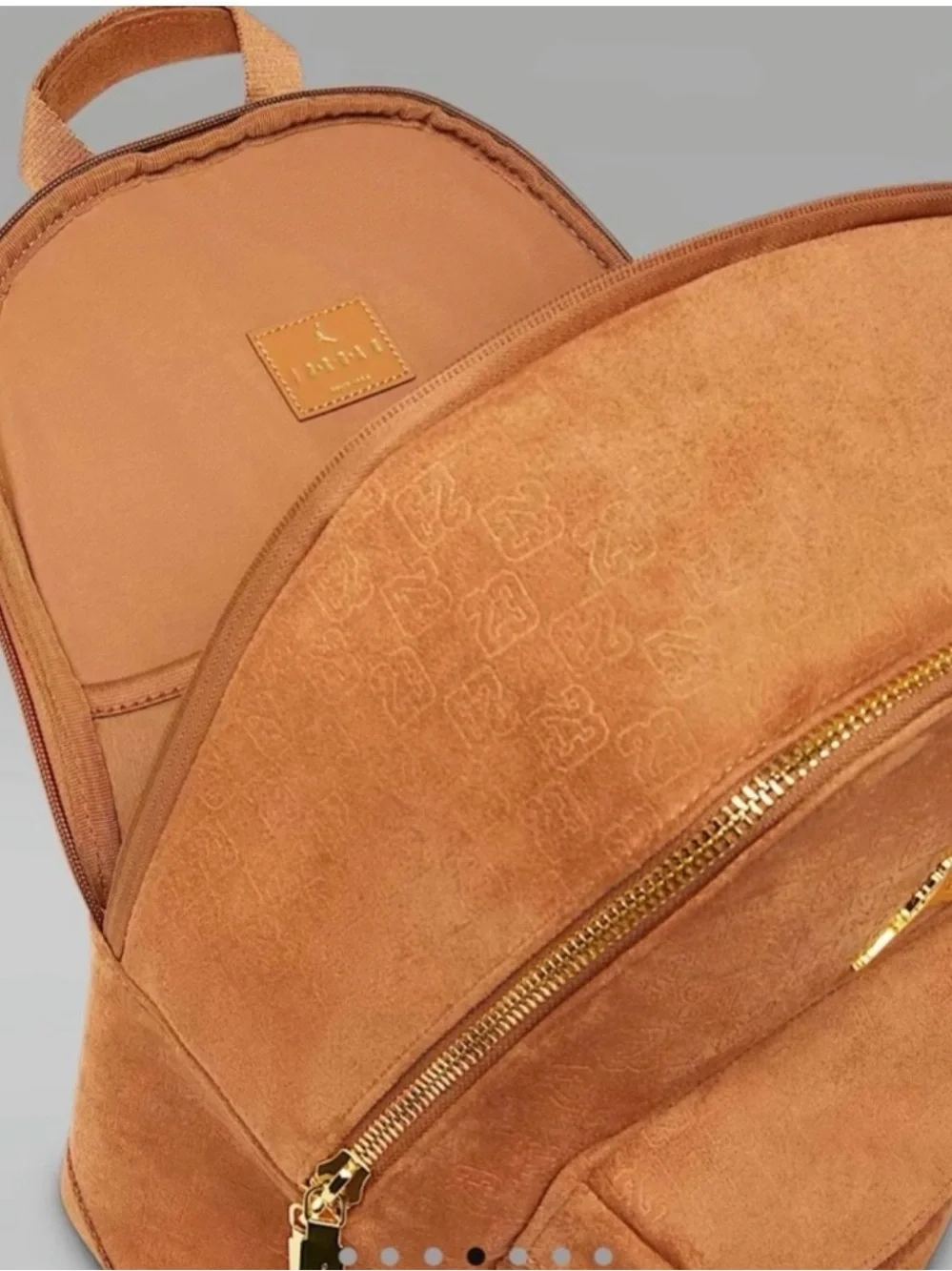 Jordan Suede Monogram Backpack